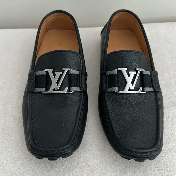 LOUIS VUITTON MENS MONTE CARLO LOAFER SIZE 7 - Picture 1 of 5